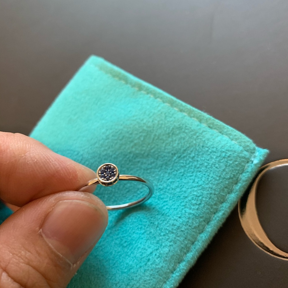 Blue Crystal Ring